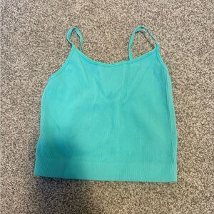 Zenana Outfitters Teal Turquoise Ribbed Camisole